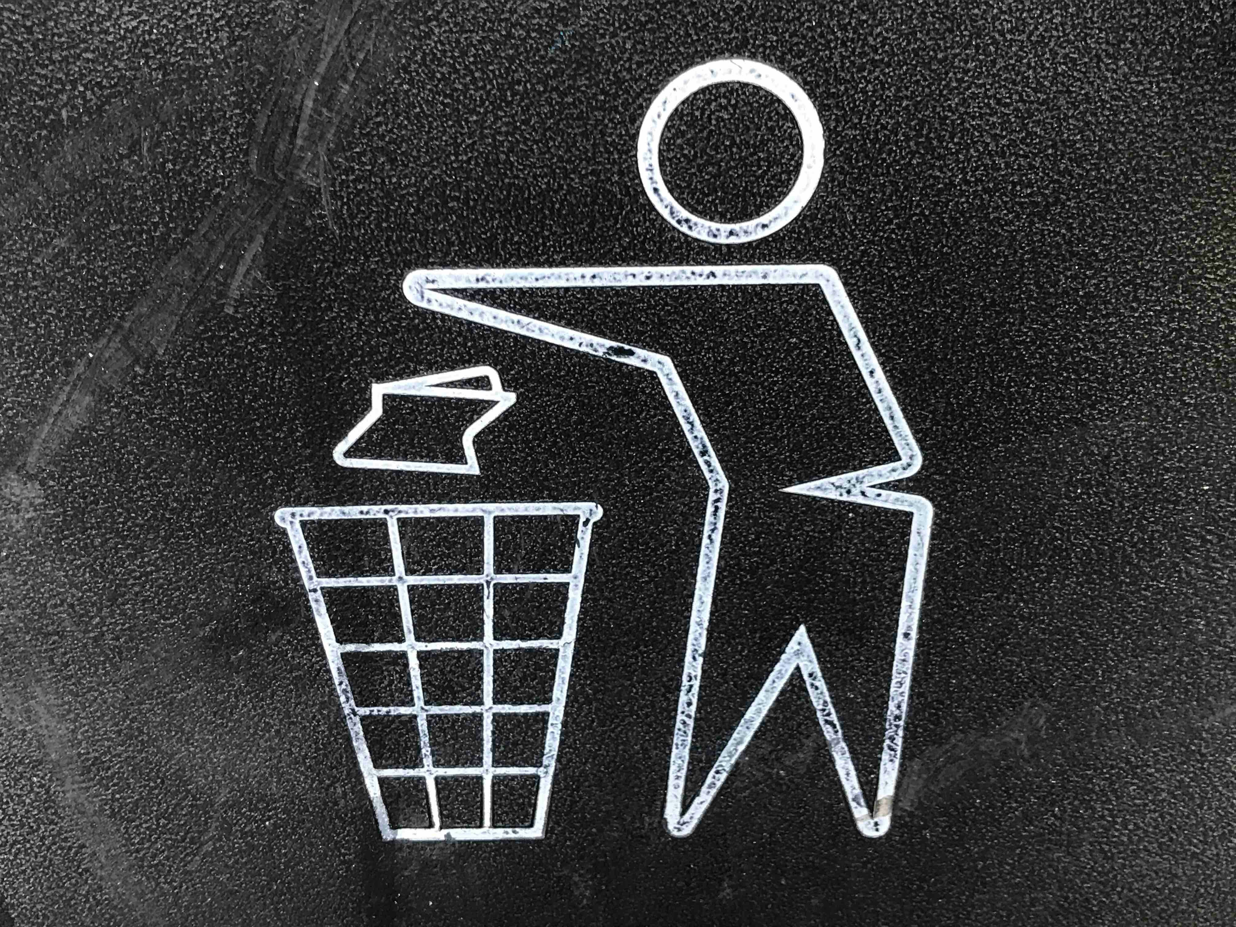 Trash Symbol sign